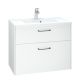Dansani You Classic Vaskeskab 80 cm, med 2 skuffer, Hvid mat