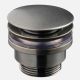 Tapwell Bundventil m. Pop-up, Brushed Black Chrome 74400