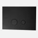 Tapwell DUO112 Sigma Skylleknap, Mat Sort